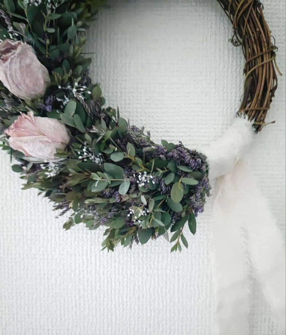 ♡・*.punchan‪‪‪.*¨̮・ドライフラワースワッグ&リース♡