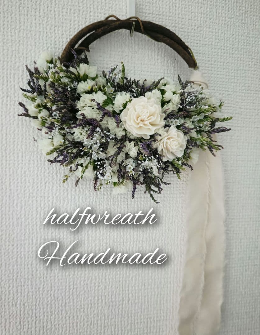 ♡・*.punchan‪‪‪.*¨̮・ドライフラワースワッグ&リース♡