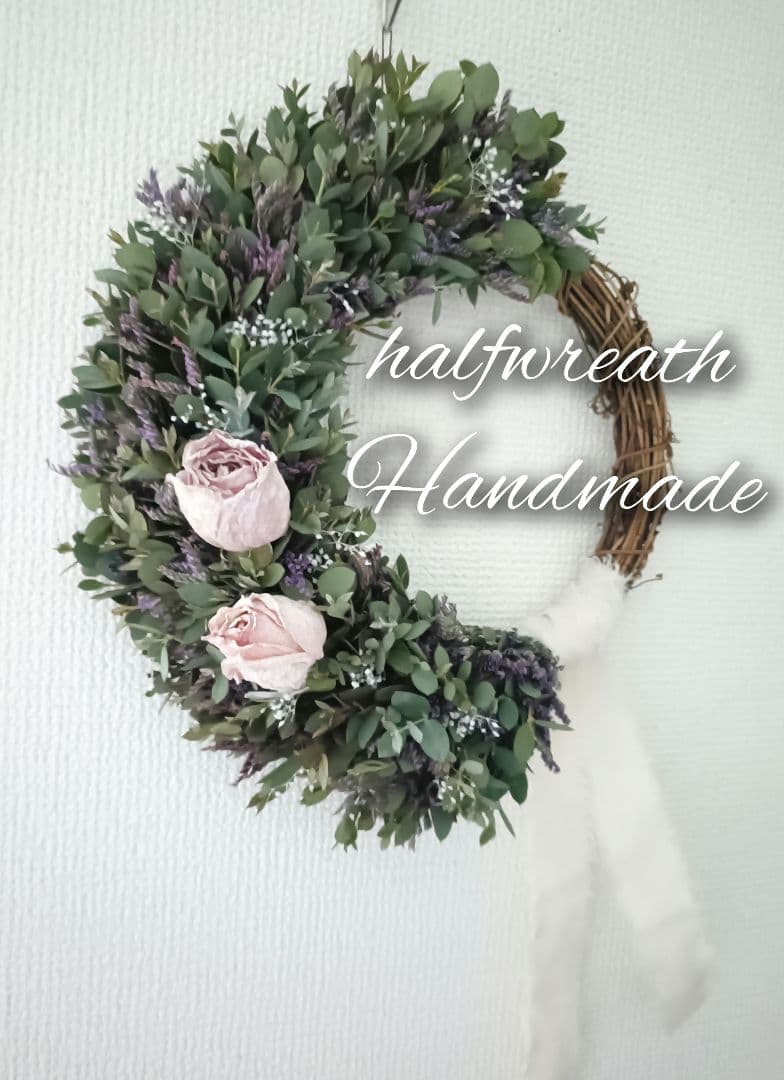 ♡・*.punchan‪‪‪.*¨̮・ドライフラワースワッグ&リース♡