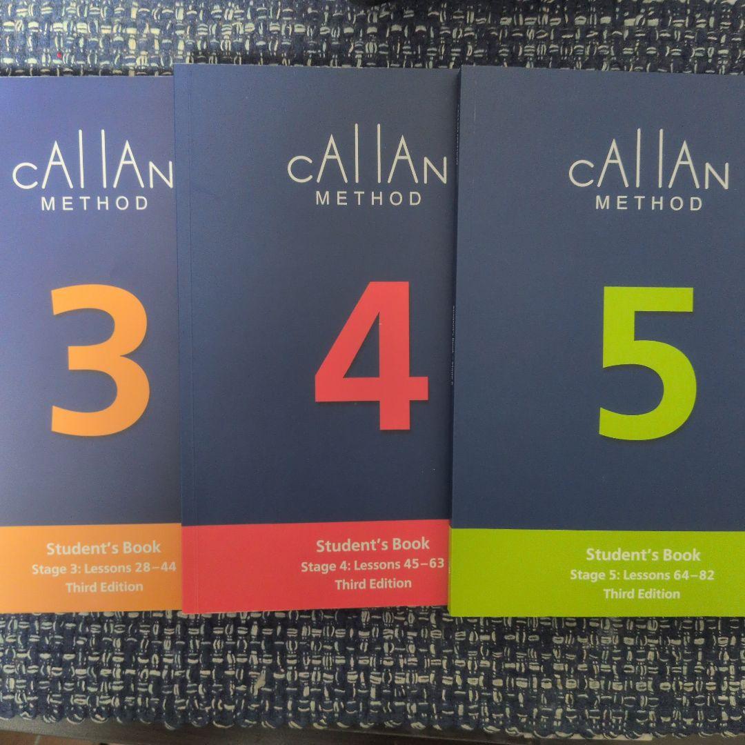 【最新版 3rd edition】Callan Method 3-5
