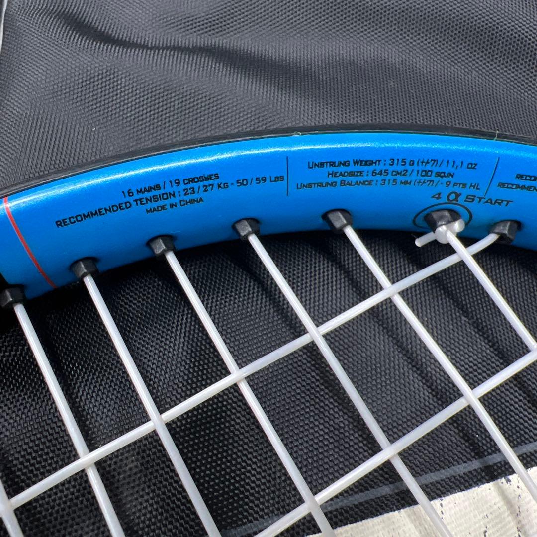 E4【used】バボラ ピュアドライブツアー 青白黒 テニスラケット ケース付