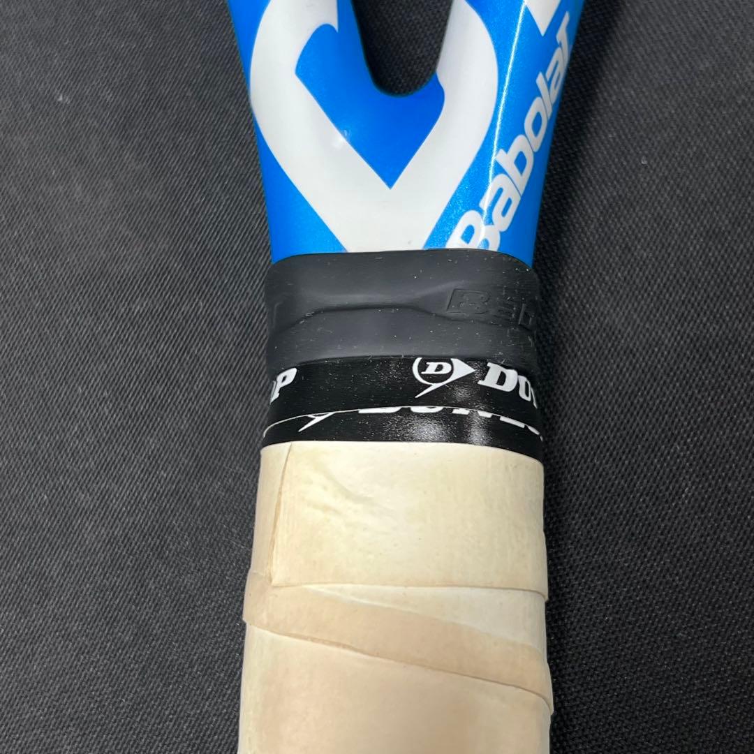 E4【used】バボラ ピュアドライブツアー 青白黒 テニスラケット ケース付