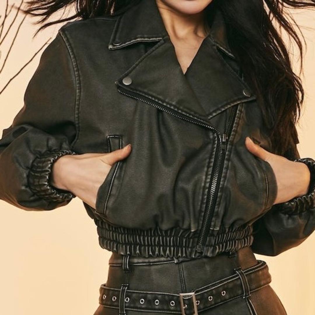 美品　Darich ダーリッチ アンティークレザーライダースジャケット