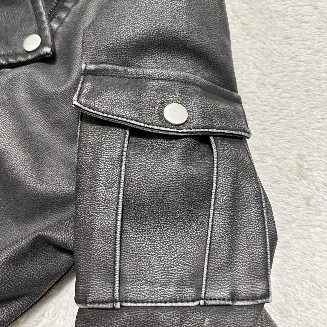 美品　Darich ダーリッチ アンティークレザーライダースジャケット