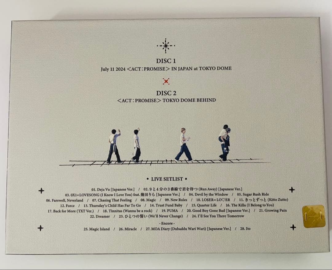 TXT 東京ドーム　Blu-ray ACTPROMISE 未再生　残りわずか