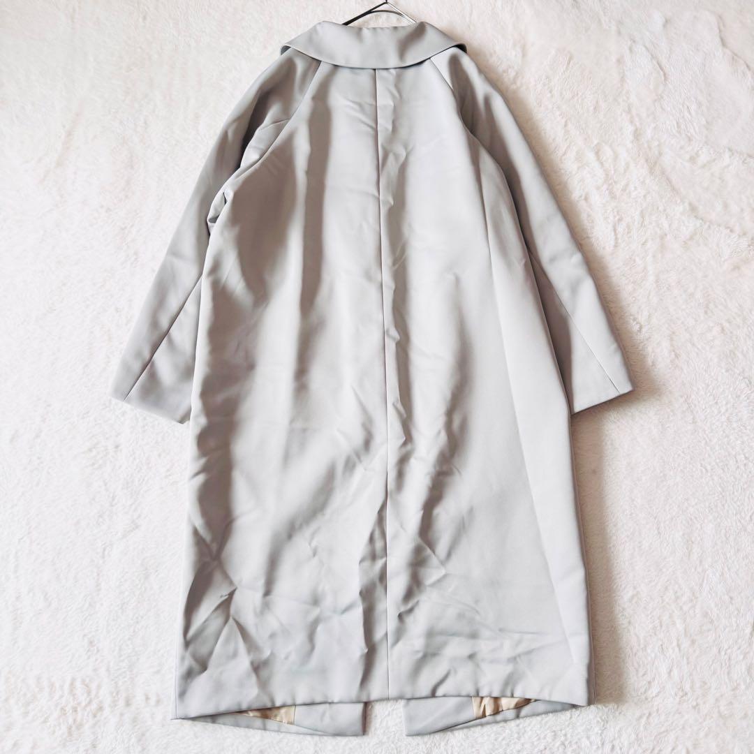 5232 【新品未使用】 アナイ ロングコート 38 グレー 定価91,300円
