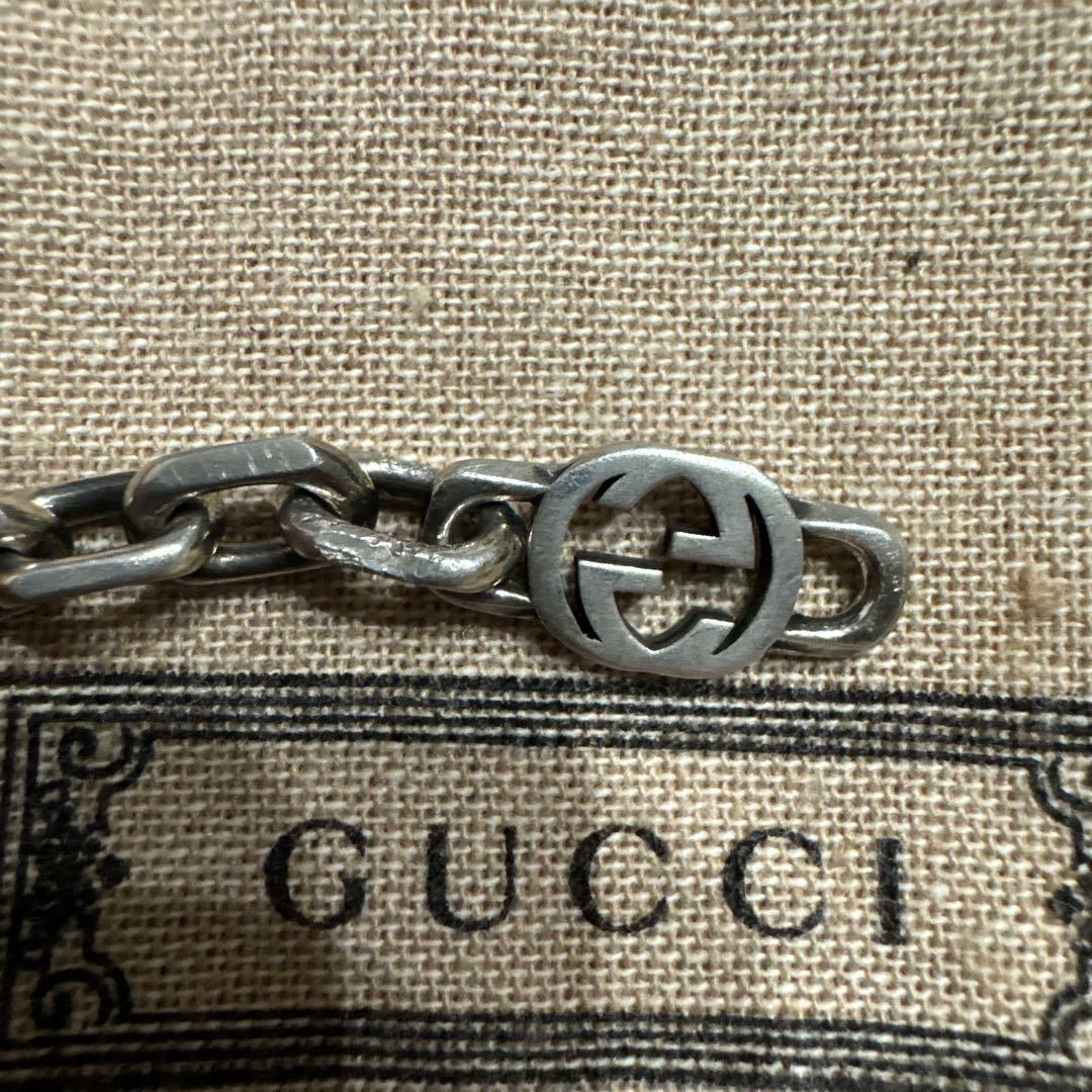 GUCCI インターロッキング チェーンブレスレット