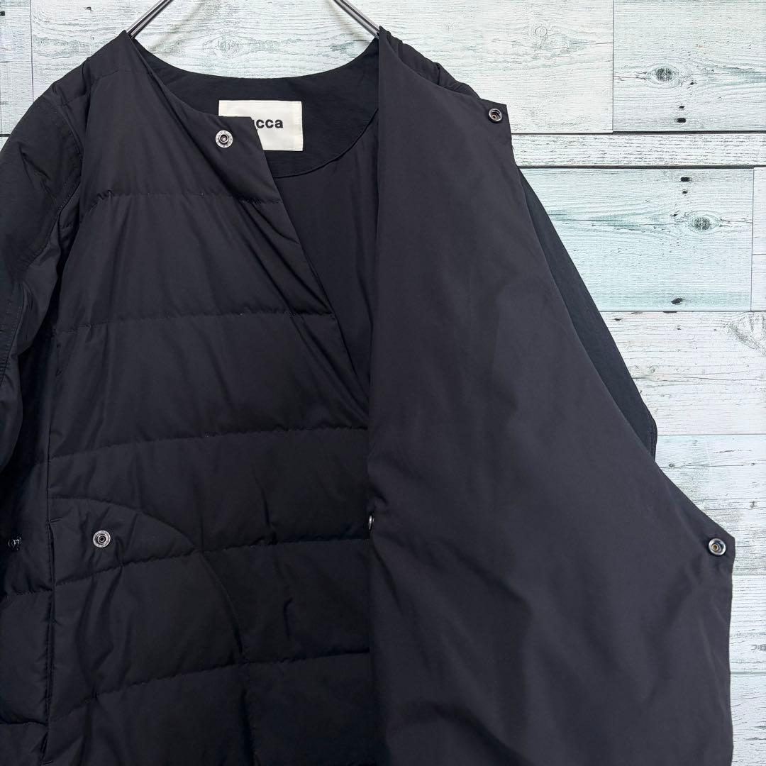 ☆ほぼ未使用☆ズッカ　zucca ライトダウン/ダウンジャケット　ブラック　M