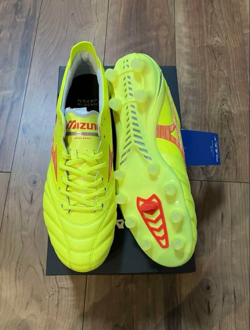 Mizuno モレリアネオ4 25.5cm イエロー　ミズノ　新品未使用