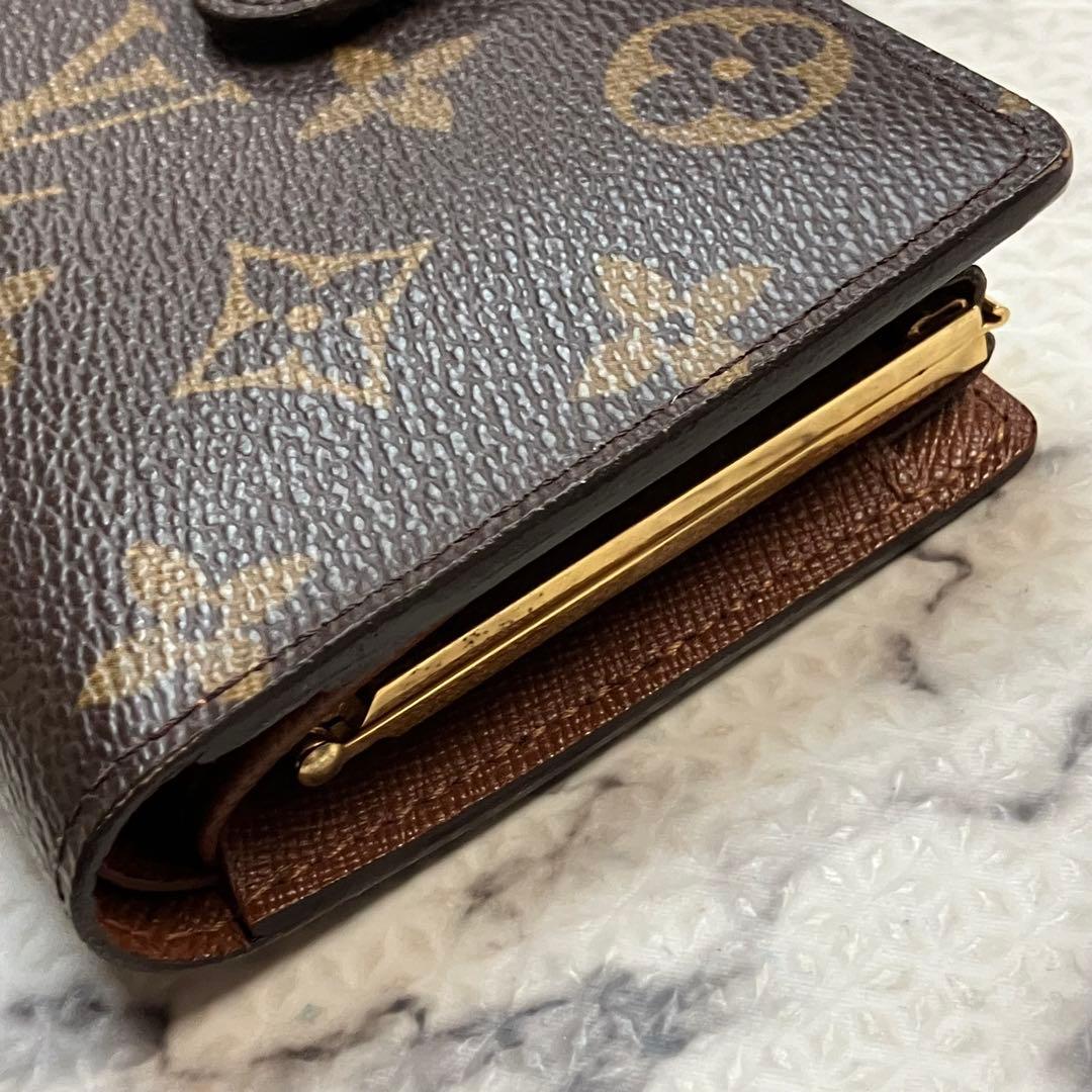 ち*.様 Louis Vuitton　二つ折り財布　がま口　モノグラム　CA00
