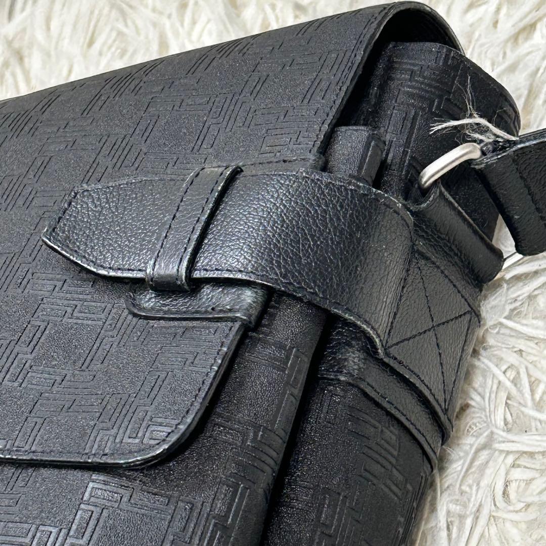 極美品✨ダンヒル メッセンジャーバッグ ディーエイト A4 PVC ロゴプレート