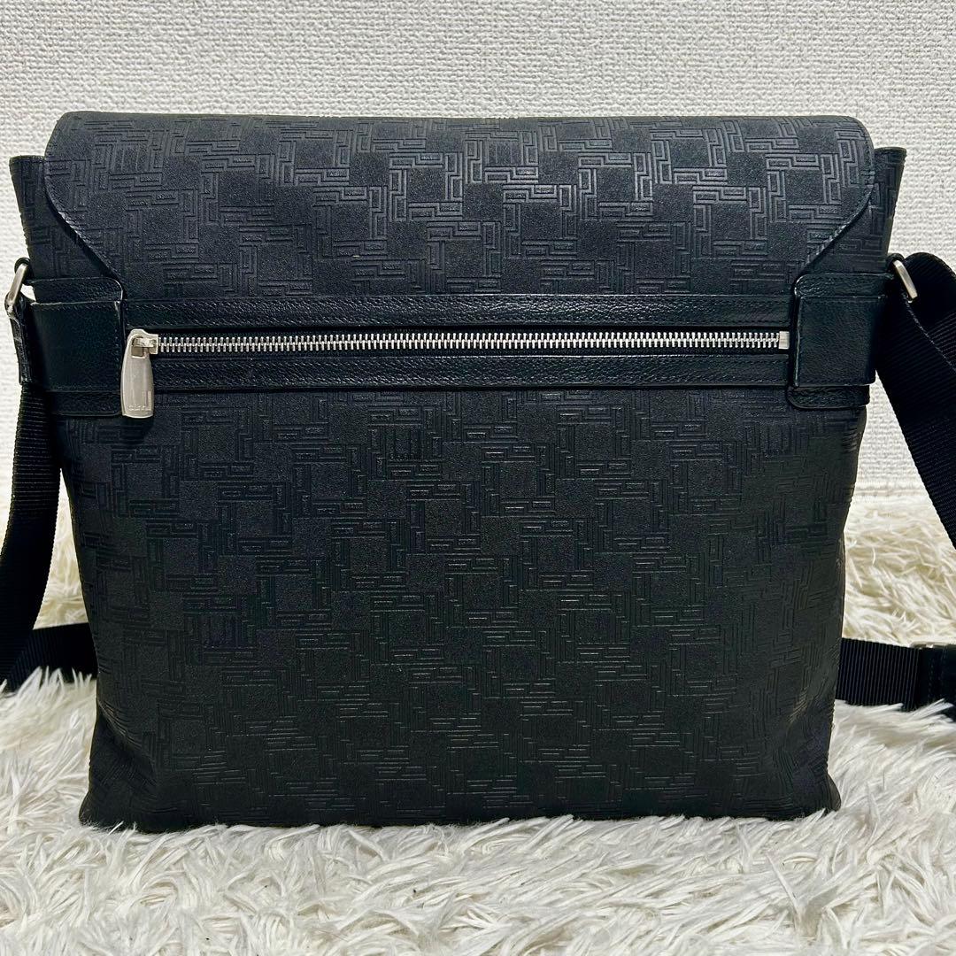 極美品✨ダンヒル メッセンジャーバッグ ディーエイト A4 PVC ロゴプレート