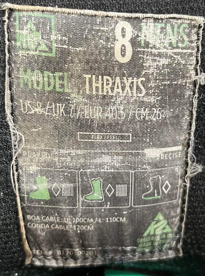 【即日発送】スノボ　K2 ケーツー THRAXIS スラクシス 26.0cm