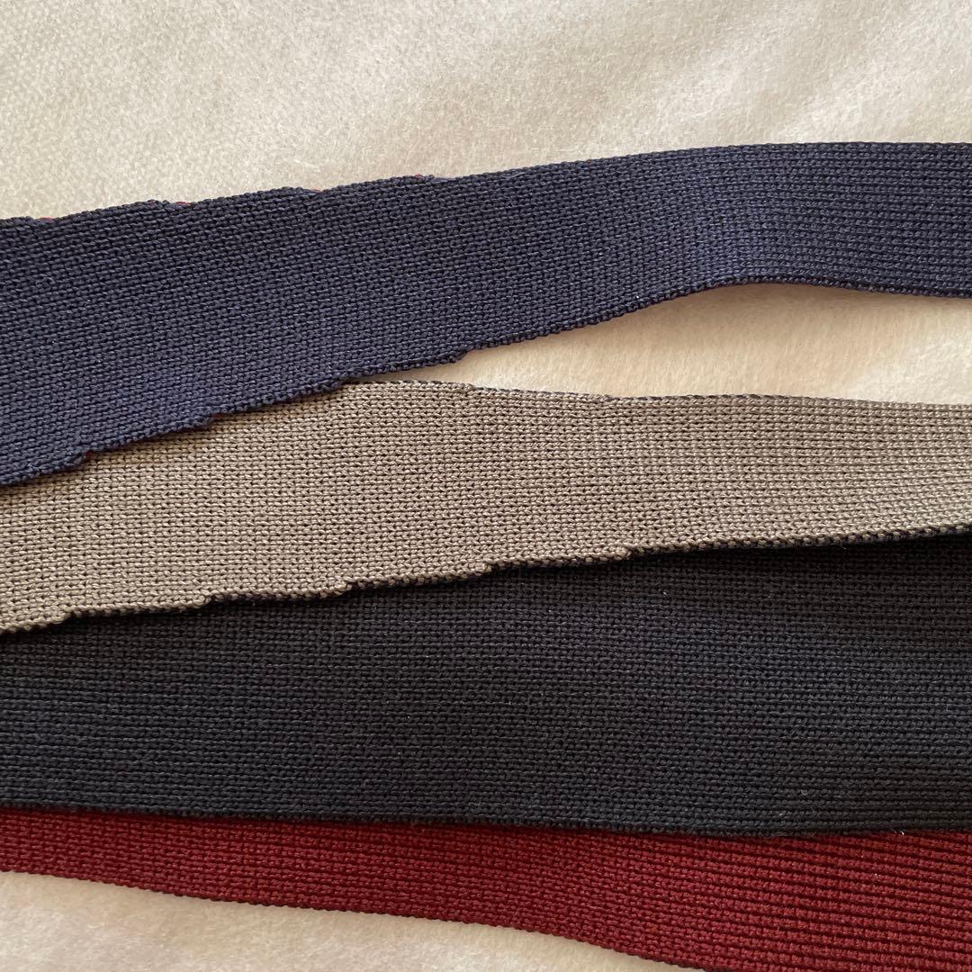 【新品・専用】HERMES エルメス　ネクタイ　ニットタイ　 4way Hロゴ