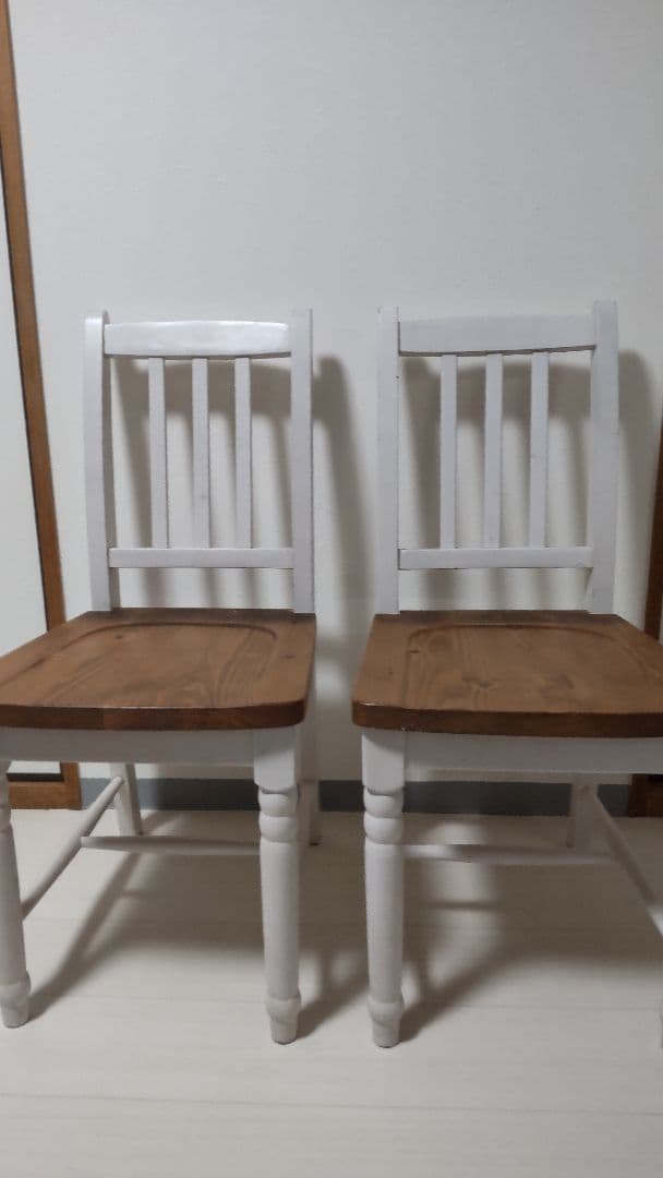 東谷 CFS-210 ミディダイニングチェア ホワイト 2脚たのメル便