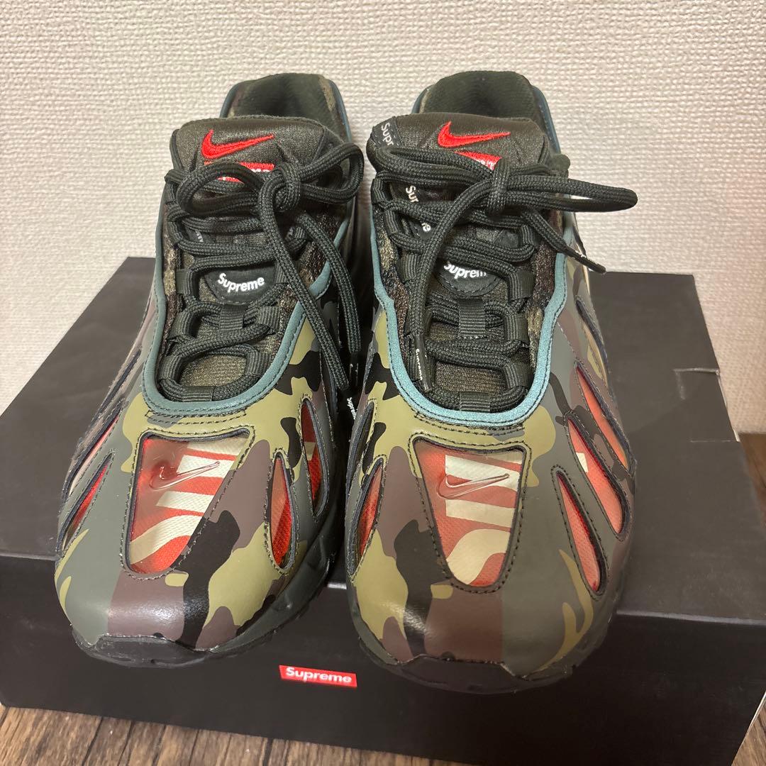 【SALE】supreme × NIKEコラボ air max 96 カモ柄
