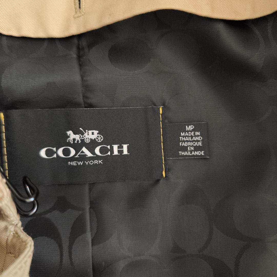COACH 　コーチ　ベージュ トレンチコート　ライナー付き　希少！大きめサイズ