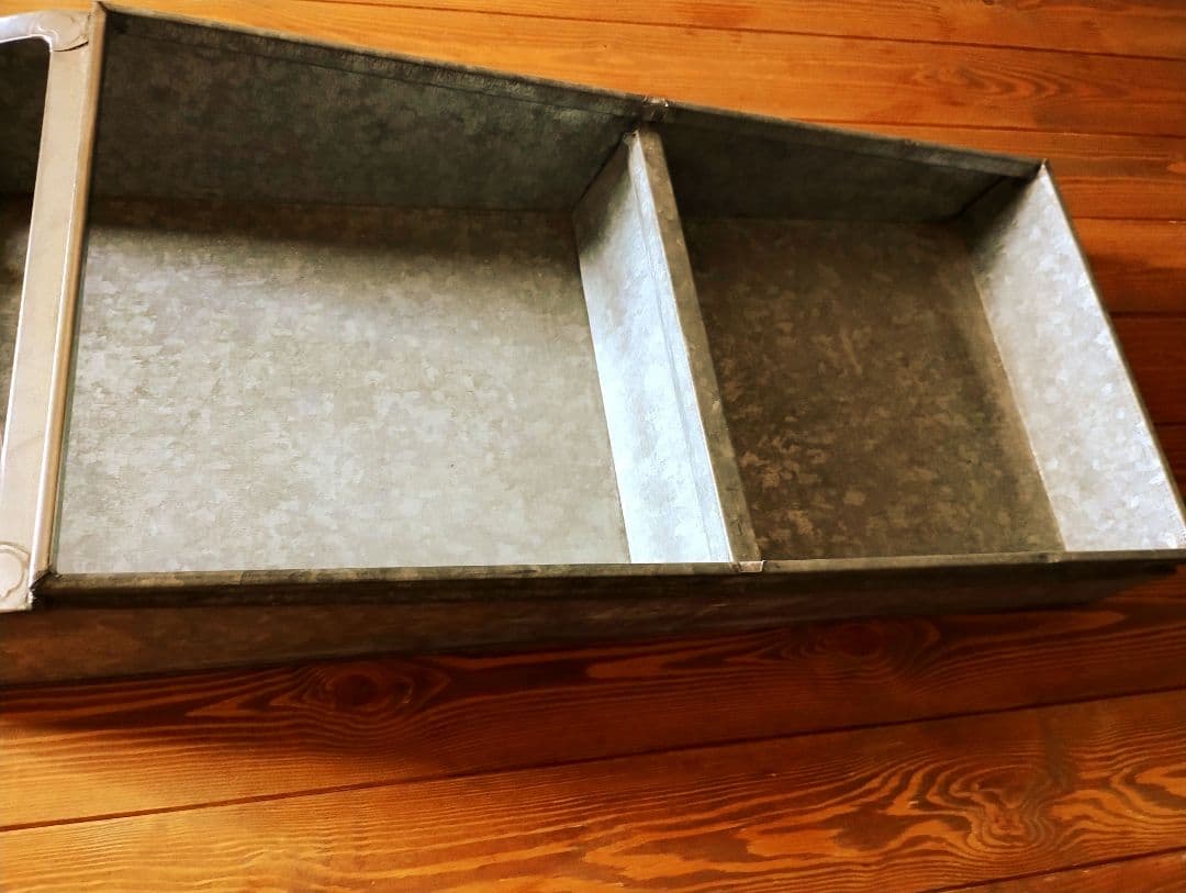 ★値下げしました★❤️ 2つセット昭和　レトロ　 ブリキ　ガラス　ケース