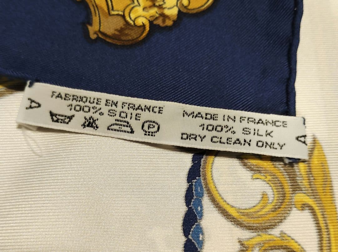 HERMES エルメス カレ90 シルク スカーフ ストール タグ有り