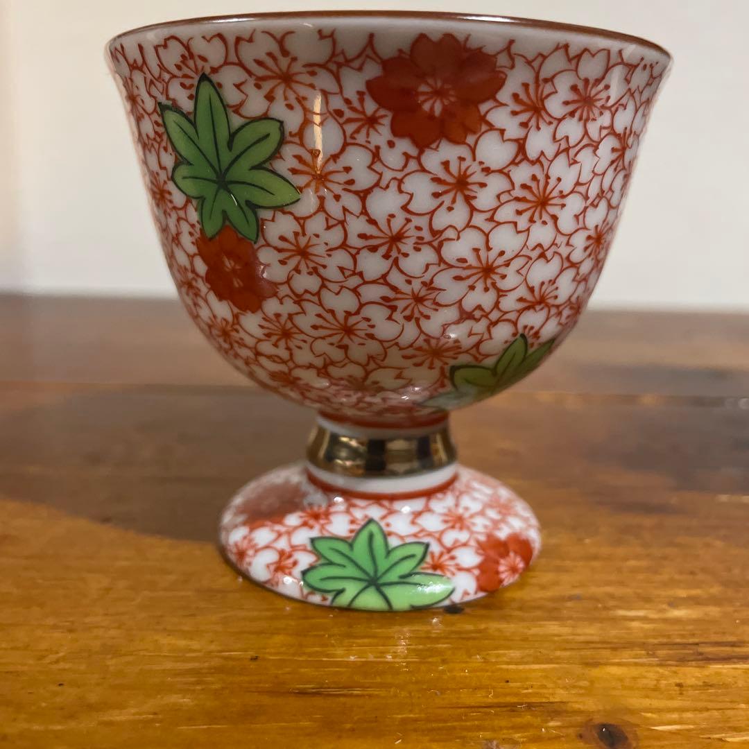 【新品・未使用】美濃焼 祥泉窯 春秋高台小鉢 豆鉢 珍味入 6客セット