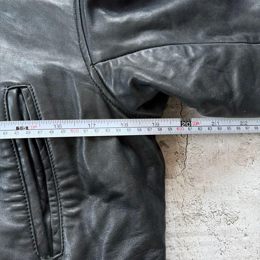 90s GAINSBOUR レザージャケット　レザーダッフルコート　サイズ38