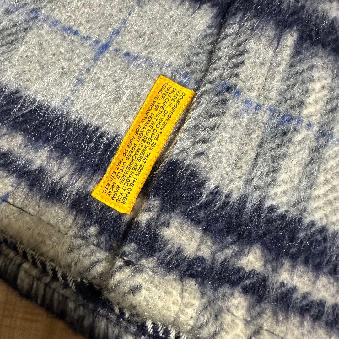 美品FAT SHAGGYOVERフランネル チェック柄 シャツ