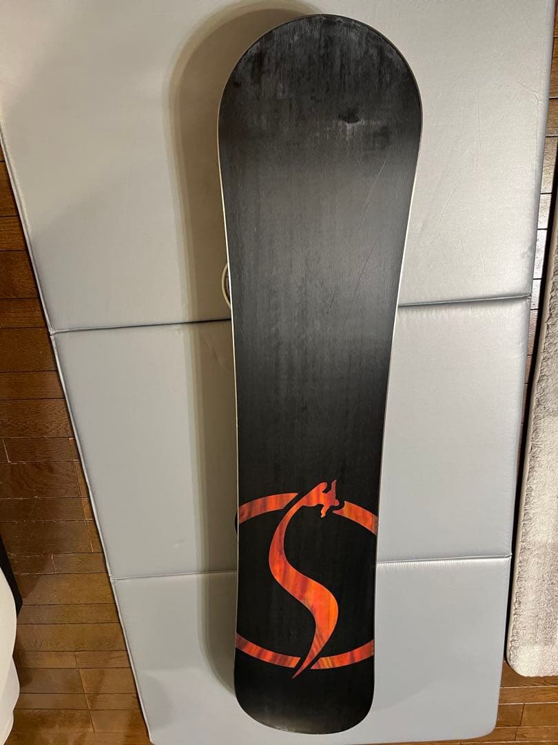 NEVER SUMMER スノーボード 赤/黒 ビンディング　セット