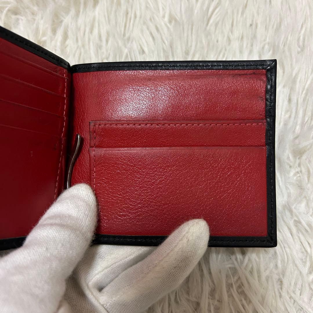 エッティンガー　マネークリップ　レザー　折り財布　ブラック