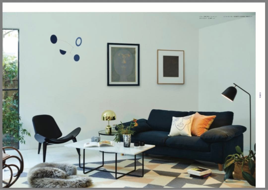 OXDENMARQ 天然大理石ローテーブル　センターテーブル/リビングテーブル