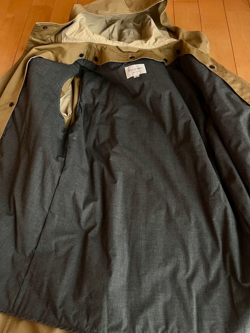 STILL BY HAND シンサレートステンカラーコート 46 カーキ