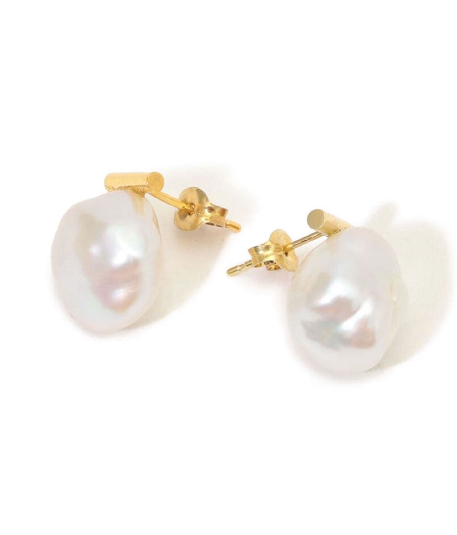 【別注】januka バロックパールピアス美品