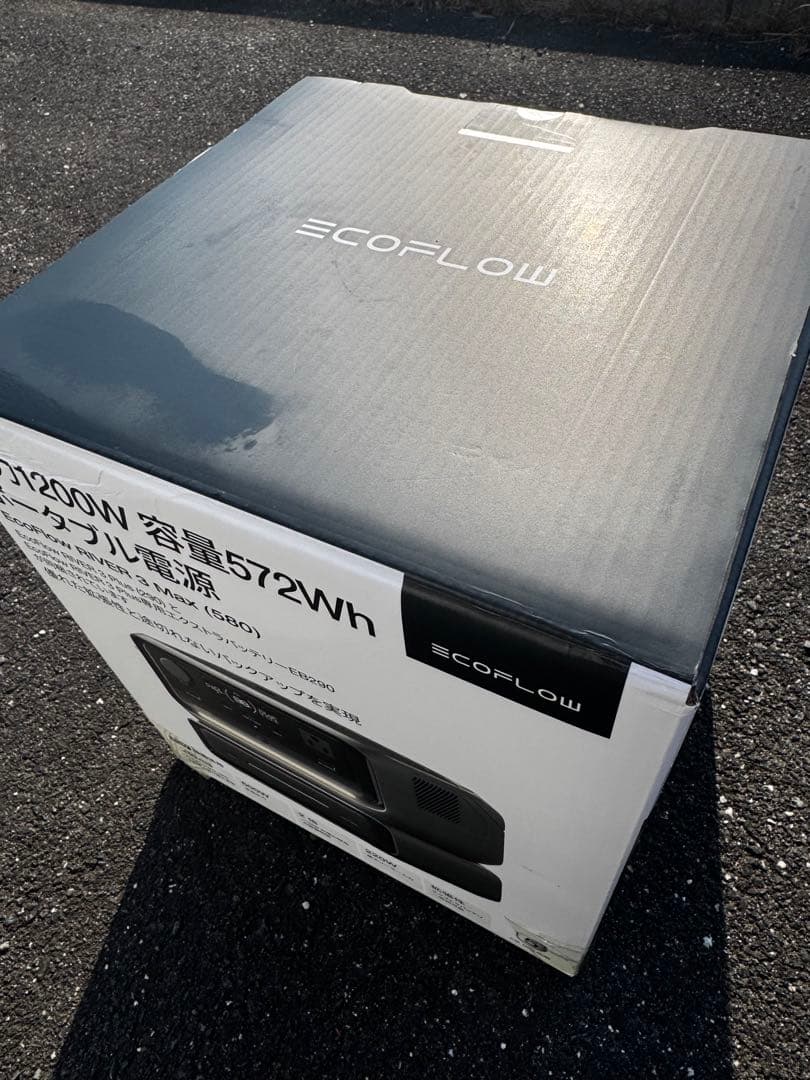 格安！新品未使用 ポータブル電源 EcoFlow  3 Max