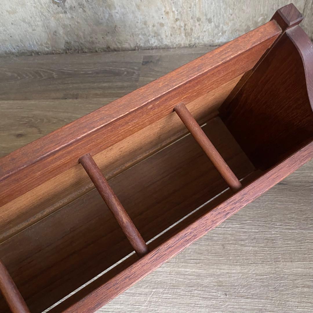 スリッパラック　チーク材　ヴィンテージ レトロ　フリーラック