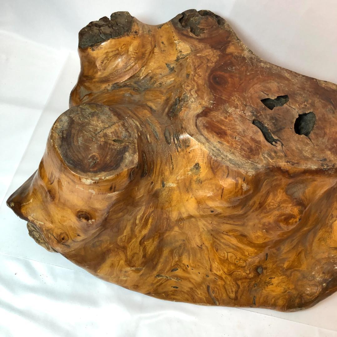 盆栽台、華台　花台　盆栽卓　飾り台　天然木 　60㎝、15.8kg