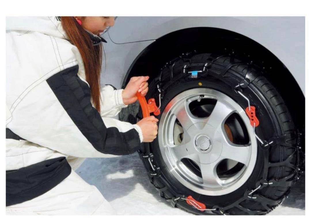 非金属タイヤチェーン　新品未使用　車両移動＆ジャッキアップ不要