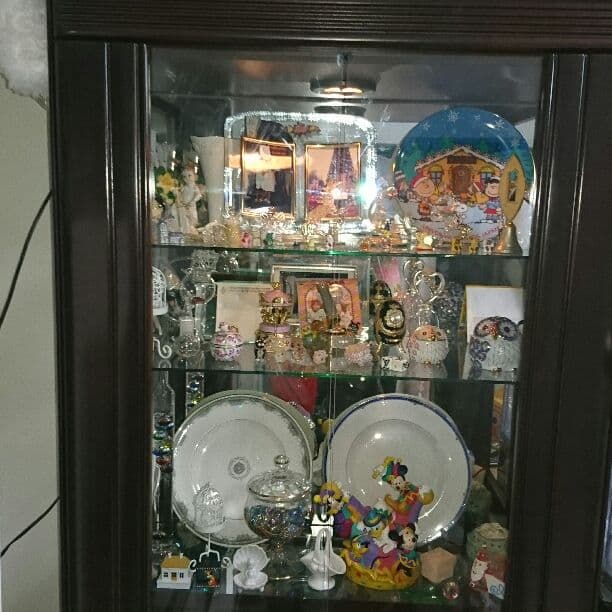 高級大型コレクションボードマホガニー調