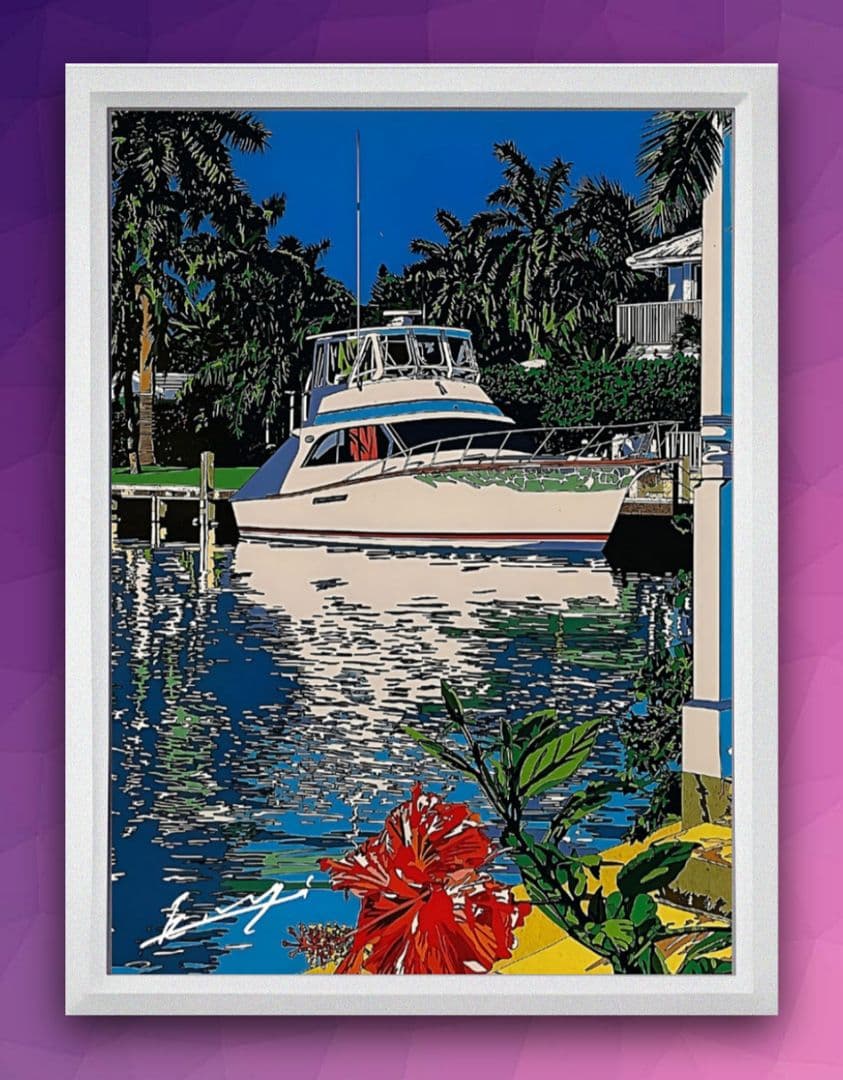 鈴木英人・アート【A4サイズ写真ポスターフレーム付き３点セット】ポスター