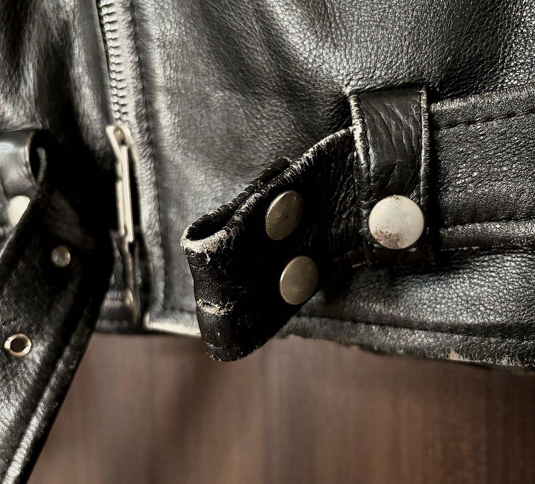 ［TIME SALE］名作　ダブルライダースジャケット　本革