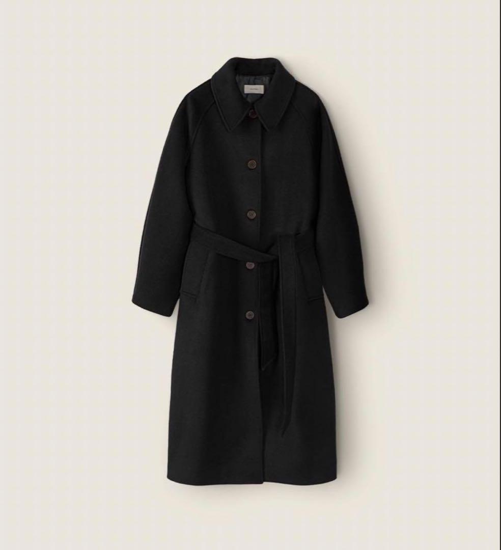 ohotoro margarine flared coat ベルト付き
