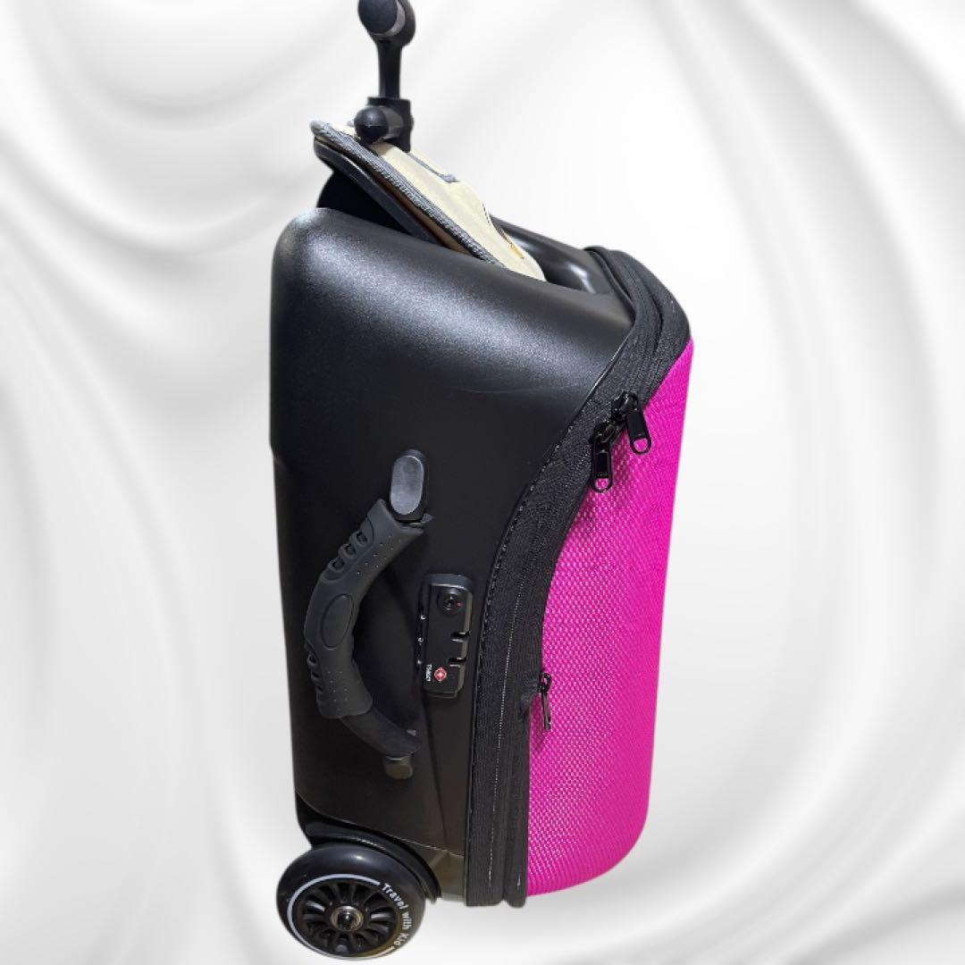 【美品】Q-BOX 乗れるキャリーケース　スーツケース　キャリーバッグ　子供乗せ