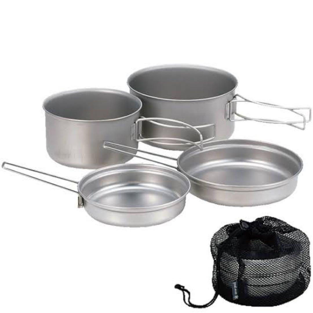 【新品・未使用】スノーピーク チタンパーソナルクッカーセットSCS-020T