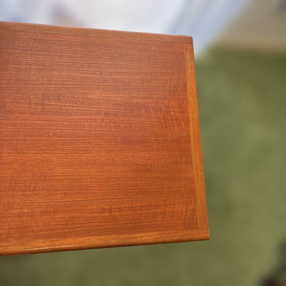 美品　ローテーブル　北欧デザイン　チーク材　センターテーブル