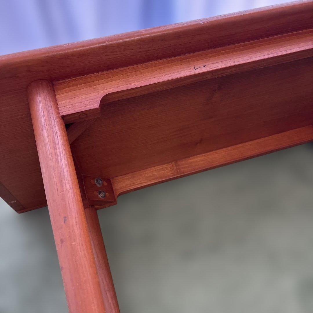 美品　ローテーブル　北欧デザイン　チーク材　センターテーブル