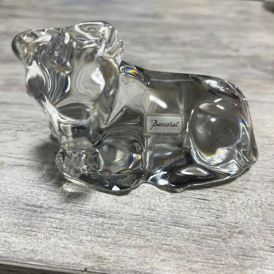 バカラ　牛　ウシ　丑年　オブジェ　置物　クリスタル