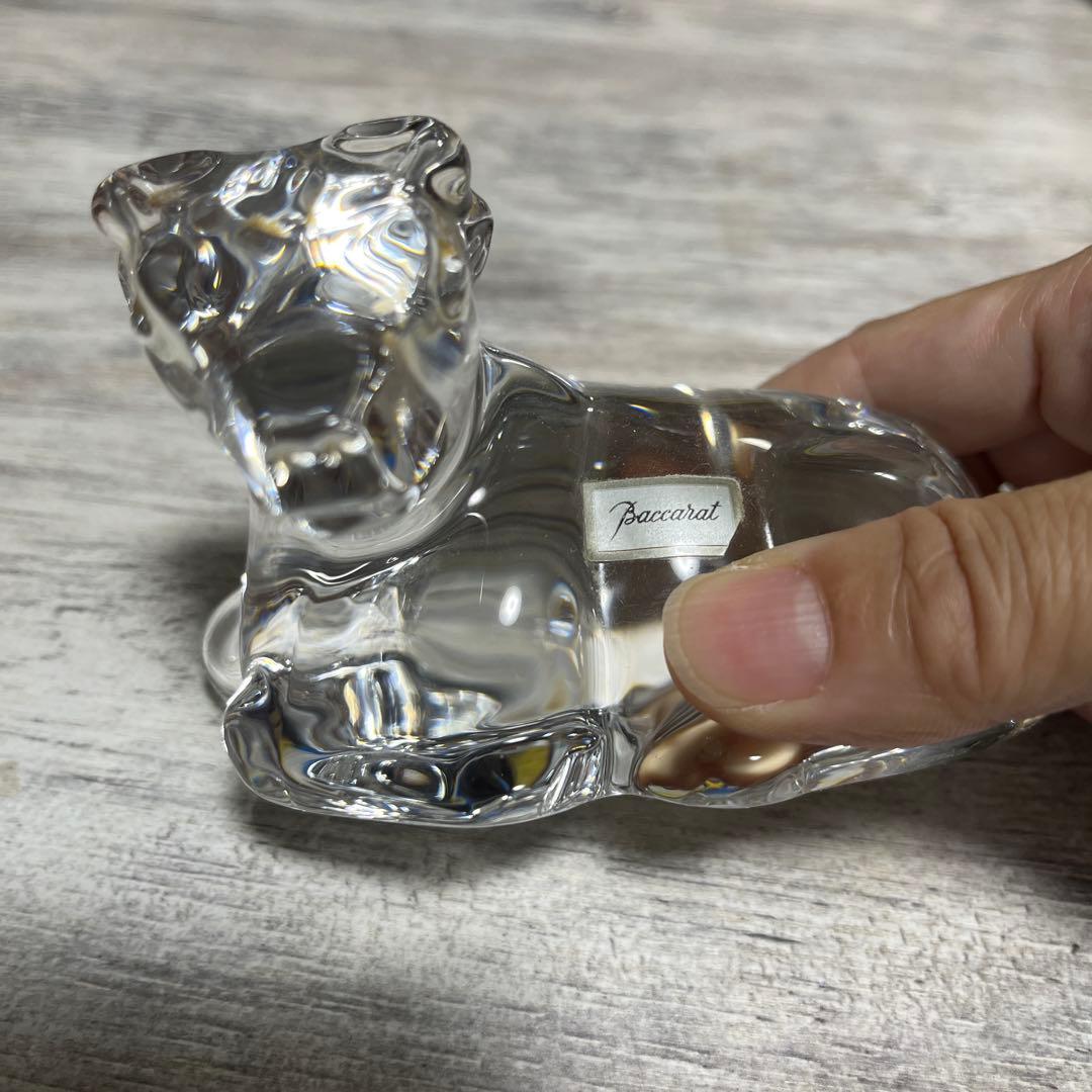 バカラ　牛　ウシ　丑年　オブジェ　置物　クリスタル