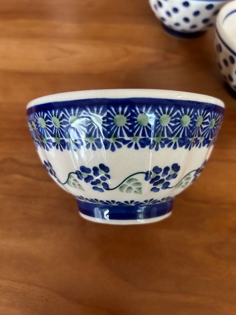 ポーリッシュポタリー　カフェオレボウル3点