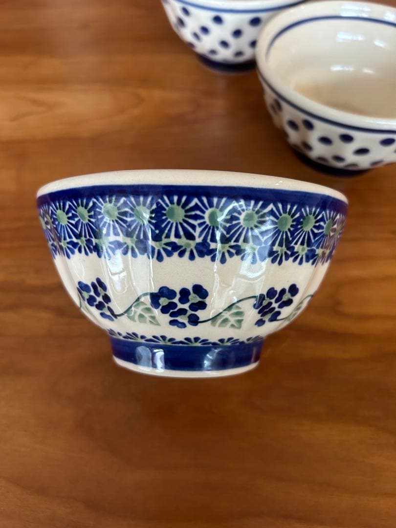 ポーリッシュポタリー　カフェオレボウル3点