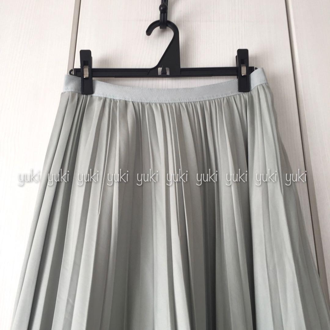 ANAYI マットスエード調 プリーツスカート 38