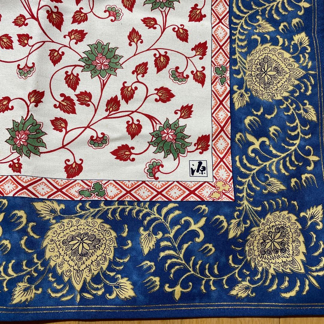 源左衛門 花柄 テーブルクロス