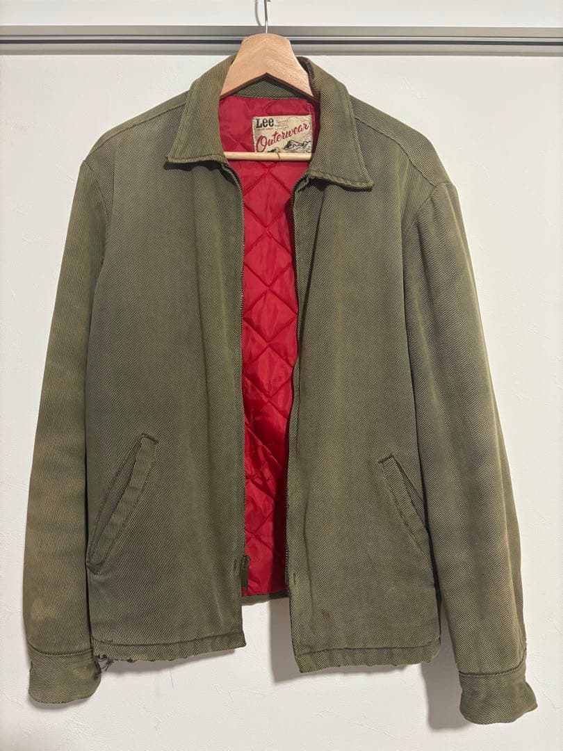 Lee 60s〜70s キルティングツイルジャケット　ヴィンテージ
